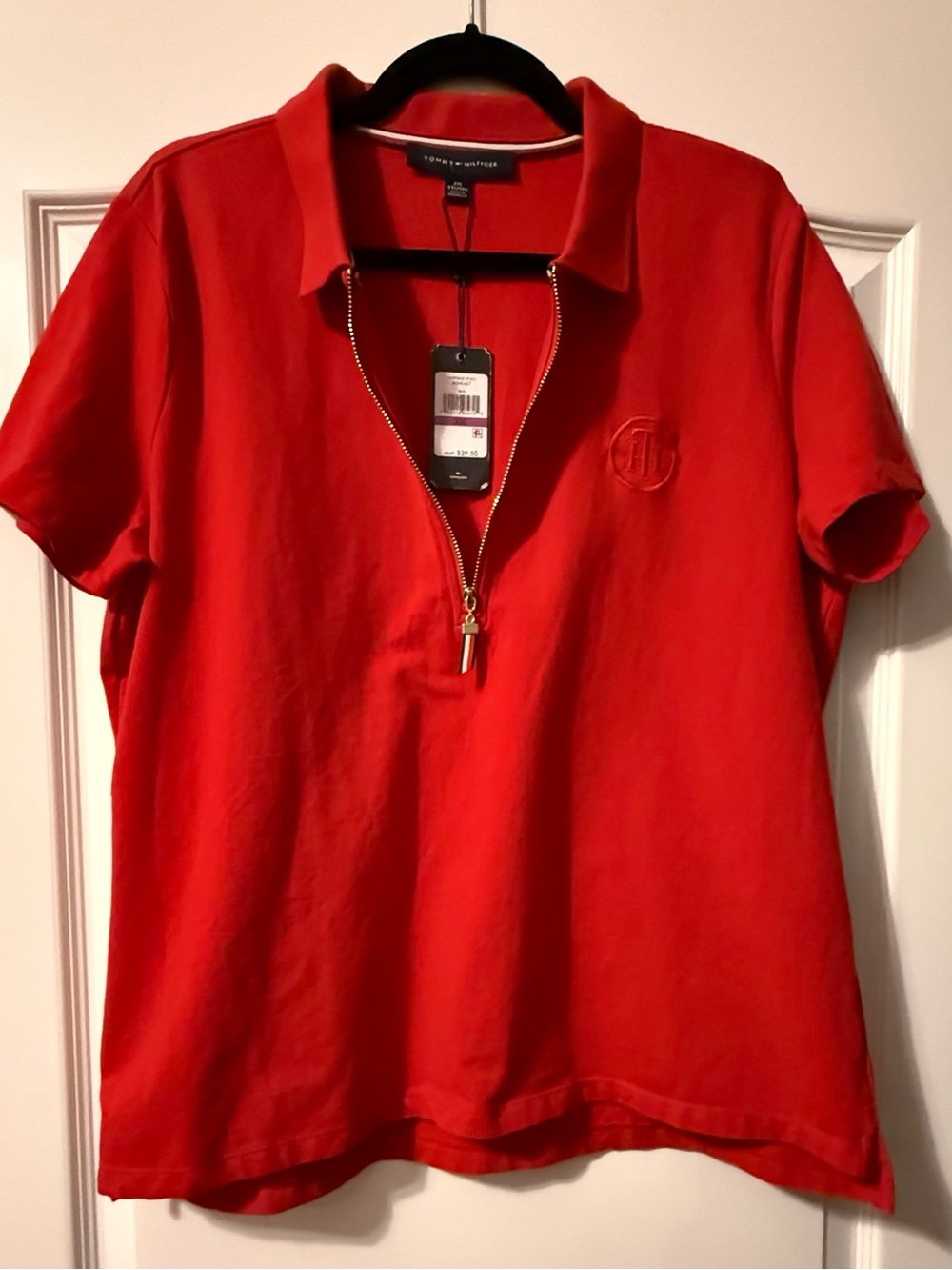 Tommy Hilfiger Red Heritage Polo NWT